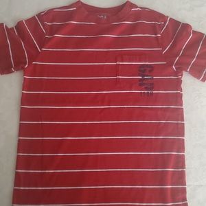 Boys red stripped shirt
